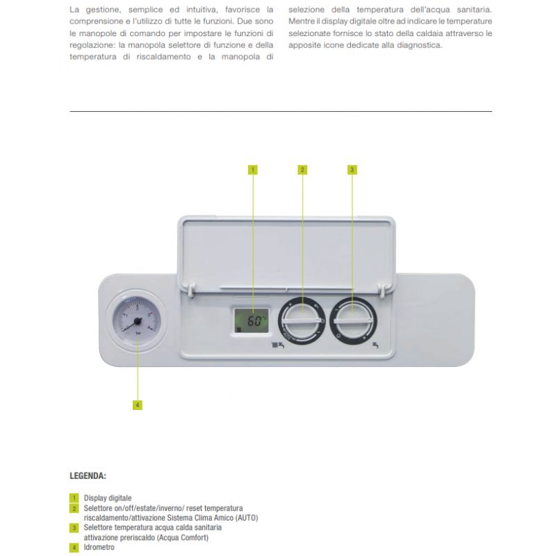 Caldaia Beretta MYNUTE 24 CAI LX a Metano aperta 20151436