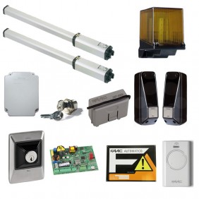 Faac Kit portail double battant 230V 412...