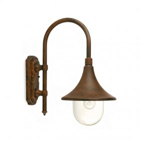 Wandleuchten für den garten, Sovil angriff E27 unten farbe Rost 347/11