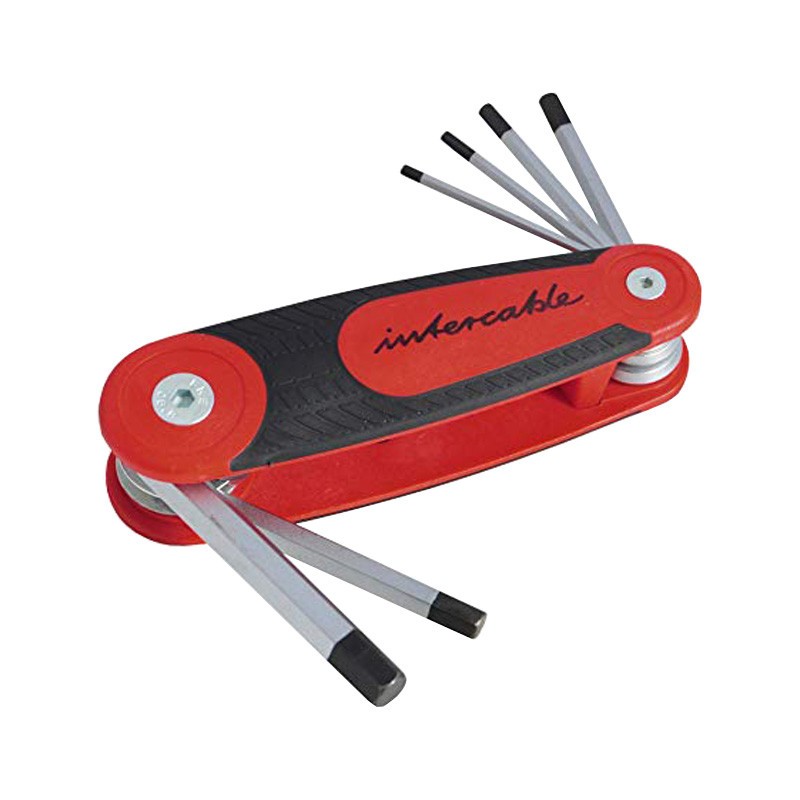 Set of allen keys Intercable Red 7401002