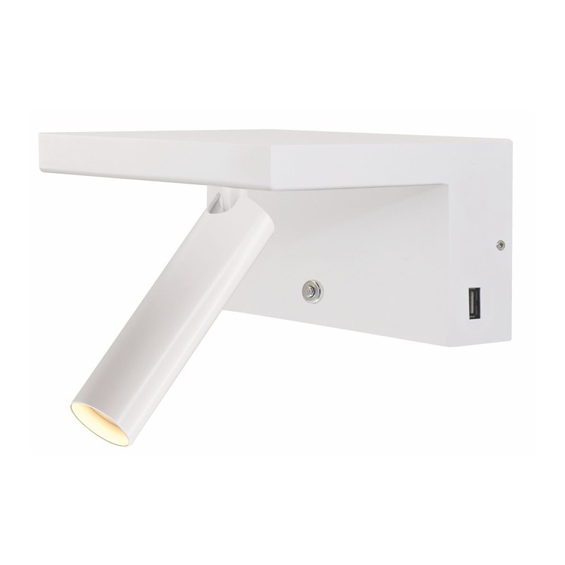 Applique Beneito Faure BEAM BLANCO 5W 2700K USB dimmable 3958