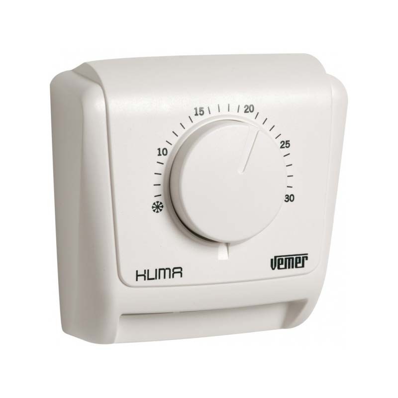 Mechanischer Thermostat Vemer Klima 3 für Wandmontage mit Gasmembran VE019600