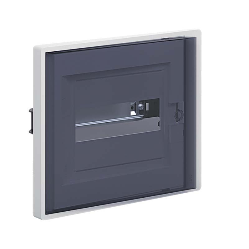 Bocchiotti built-in switchboard 8 modules with smoked door IP40 B04953