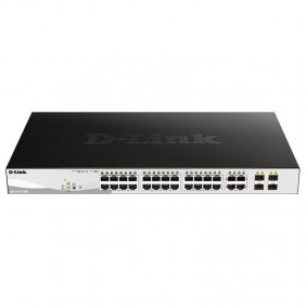 Switch D-link 24 POE ports + 4 ports combo Gigabit GbE/SFP DGS-1210-28MP