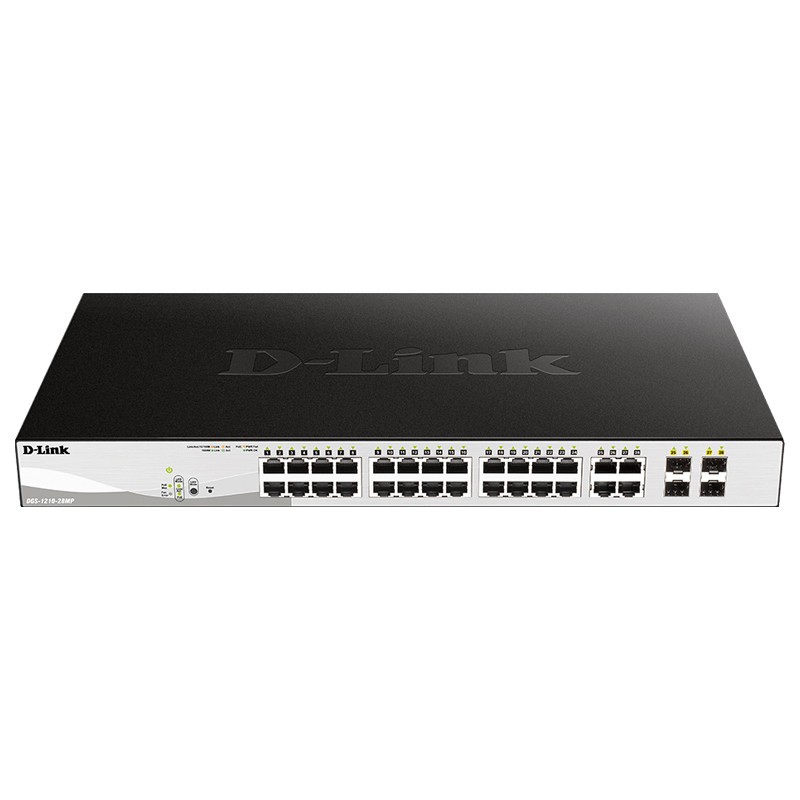 Switch D-link 24 POE ports + 4 ports combo Gigabit GbE/SFP DGS-1210-28MP