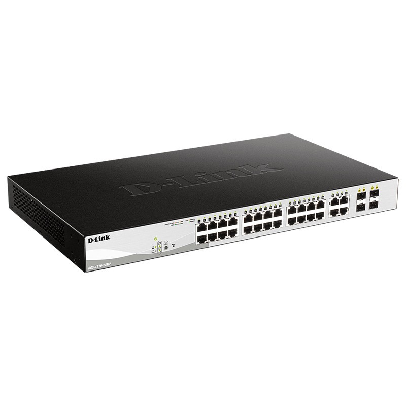 Switch D-link 24 POE ports + 4 ports combo Gigabit GbE/SFP DGS-1210-28MP