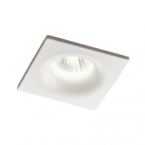 Faretto incasso Redo MT 176 3W LED 4000K Quadrato Bianco 70362WH