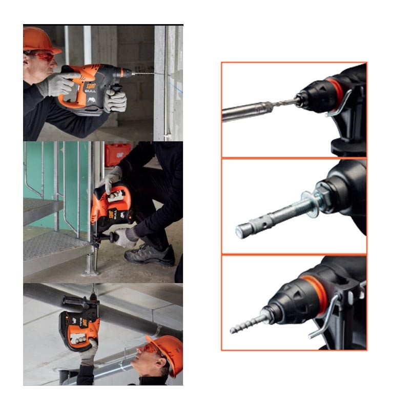 Tassellatore Avvitatore ITW Split SPITBULL 6,2 Ah con accessori 054514