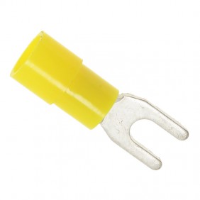 Capicorda preisolato Cembre a forcella 6mmq Diametro 6mm Giallo GF-U6