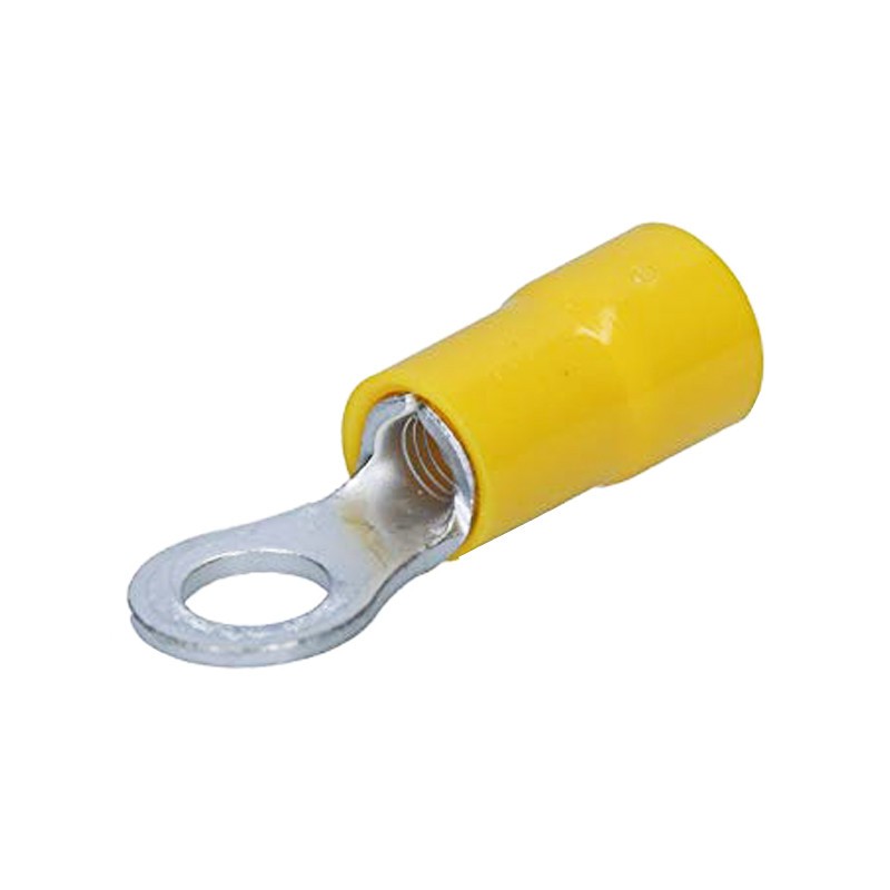 Capicorda ad occhiello preisolato Cembre 6mmq Diametro 8mm Giallo GF-M8