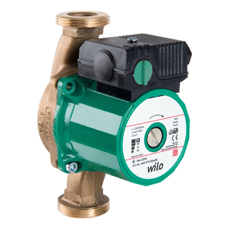 Umwälzpumpe Wilo STAR-Z 25/6 EM für die warmwasserbereitung 4047573 Umwälzpumpe Wilo STAR-Z 25/6 EM für die warmwasserbereitung 4047573
