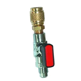 Ball valve Tecnogas gas refrigerant 1/4 F - 1/4 M 11462