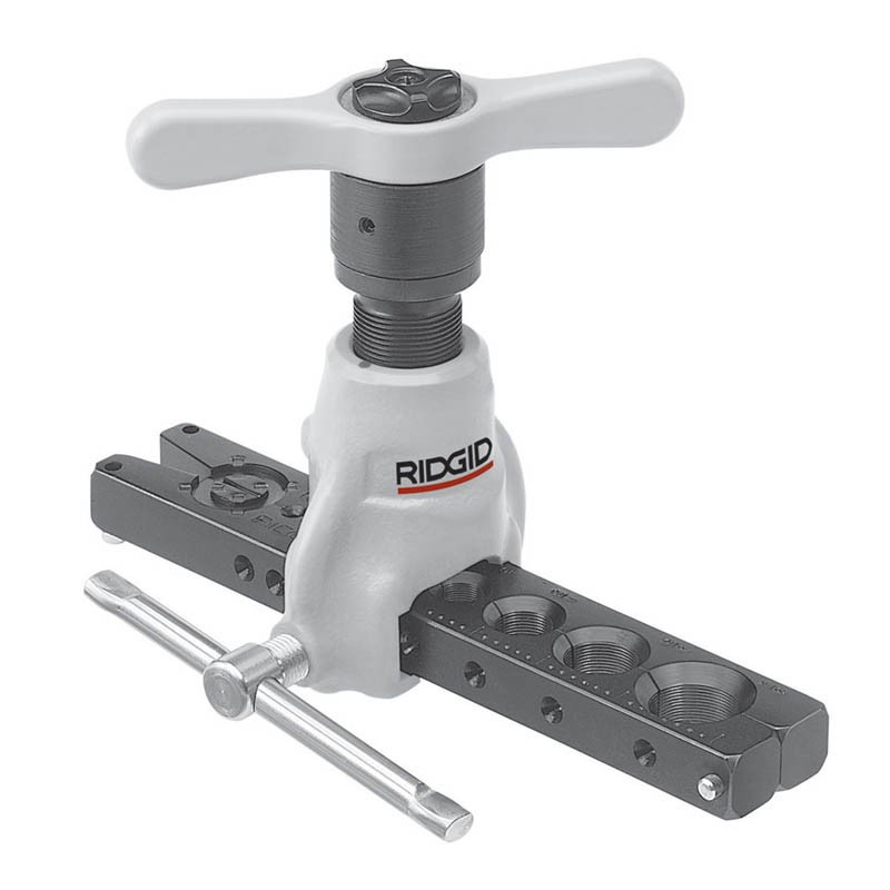Flangiatore has ratchet Ridgid 458 R with Beading SAE 45° 83037