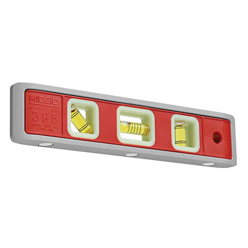 Nivel de burbuja Magnética Ridgid 395E Torpedo 3 de la burbuja de aire 22398
