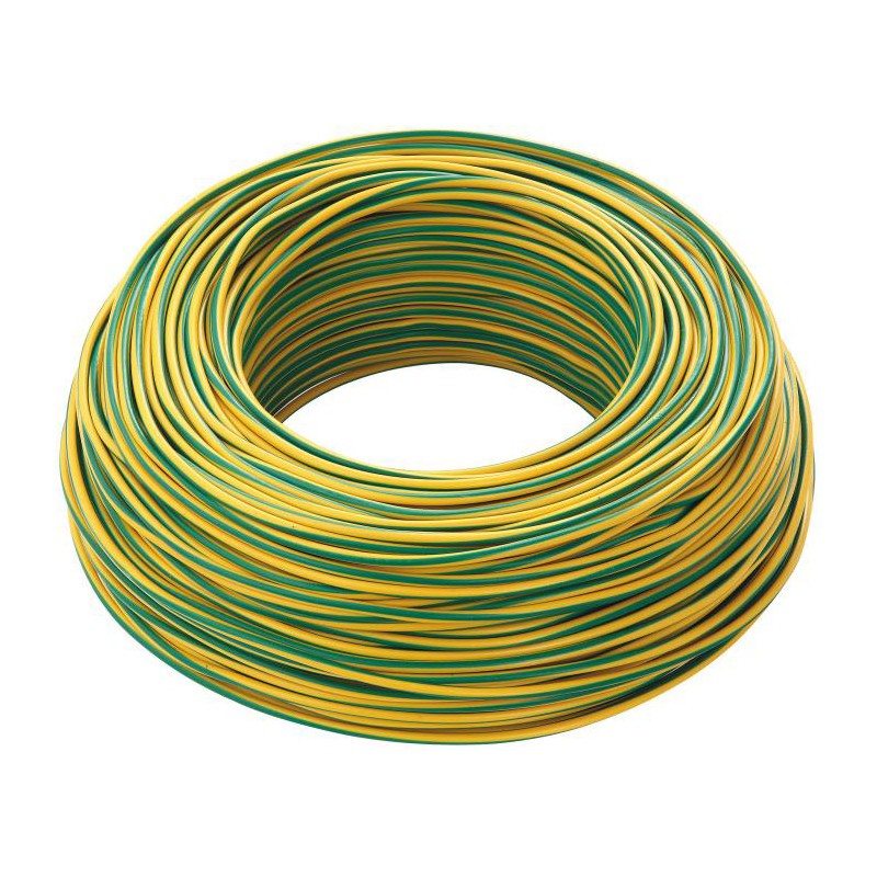 Cavo FG17 1X1,5mmq 450/750V Giallo/Verde 100 Metri