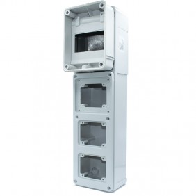 Tableau de chantier Palazzoli avec 3 prises et...