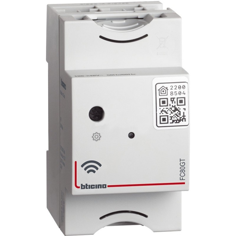 Gateway Din Connected Bticino mit Netatmo 2,5 Modulen FC80GT