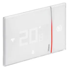 Thermostat Connecté Bticino WIFI SMARTHER 2 encastré Blanc 230V XW8002