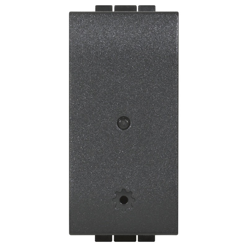 Modul für Steckdose Angeschlossen Bticino Living Light farbe Anthrazit L4531C