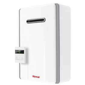 Chauffe-eau instantané Rinnai extérieure à DÉBORDEMENT de 17 Litres de Gaz naturel REU-A1720W-ET-NG