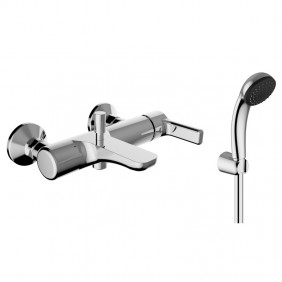 Mixer for the Bathtub Theorem the GOODLIFE with wall mounted shower 86150110341