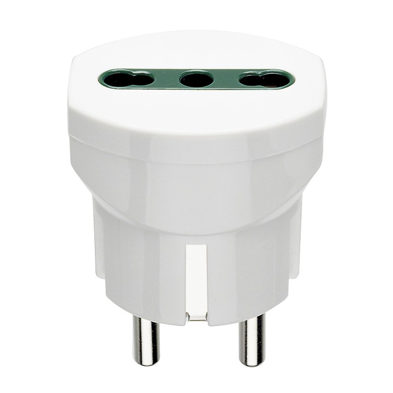 Adattatore Vimar spina tedesca scuko bipresa 16A 00301.B