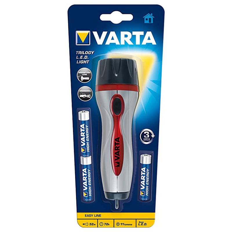 LED torch Varta TRILOGY Light with 3AAA Batteries included 16615101421