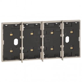 Cadre Électrifiés Bticino Living Maintenant 4 modules de Sable KM8104