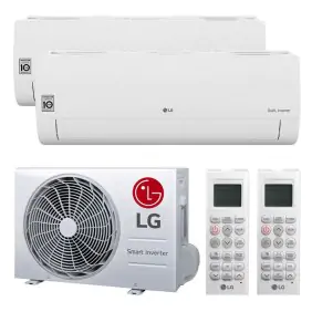 Acondicionador de aire de Doble Split LG GRATIS SMART 12000+12000BTU WIFI R32++/A+