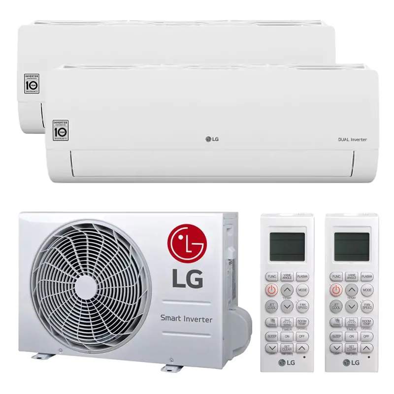 LG LIBERO SMART Dual Split Klimaanlage 12000+12000BTU WLAN R32 A++/A+