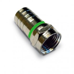 Conector de cable de televisión por satélite y...