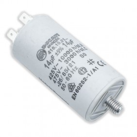 Condensador Ducati 450V 14 UF con doble espiga Faston 416102164.CU