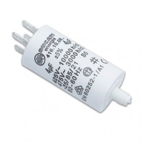 Ducati 450V 4 UF Capacitor with Double Faston Tailpiece 416100664.CU