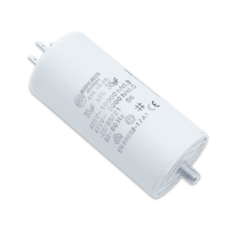 Ducati 450V 35 UF Capacitor with Double Faston Tailpiece 416102864.CU