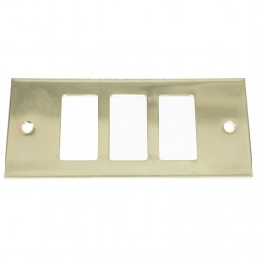 Inserto Master Oro laccato 3 fori da completare...