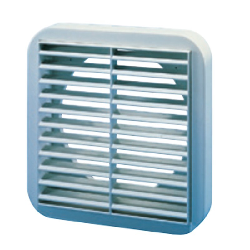 Elicent outdoor fixed grille Mfe 150 with fins for VMC unit 2GE2005