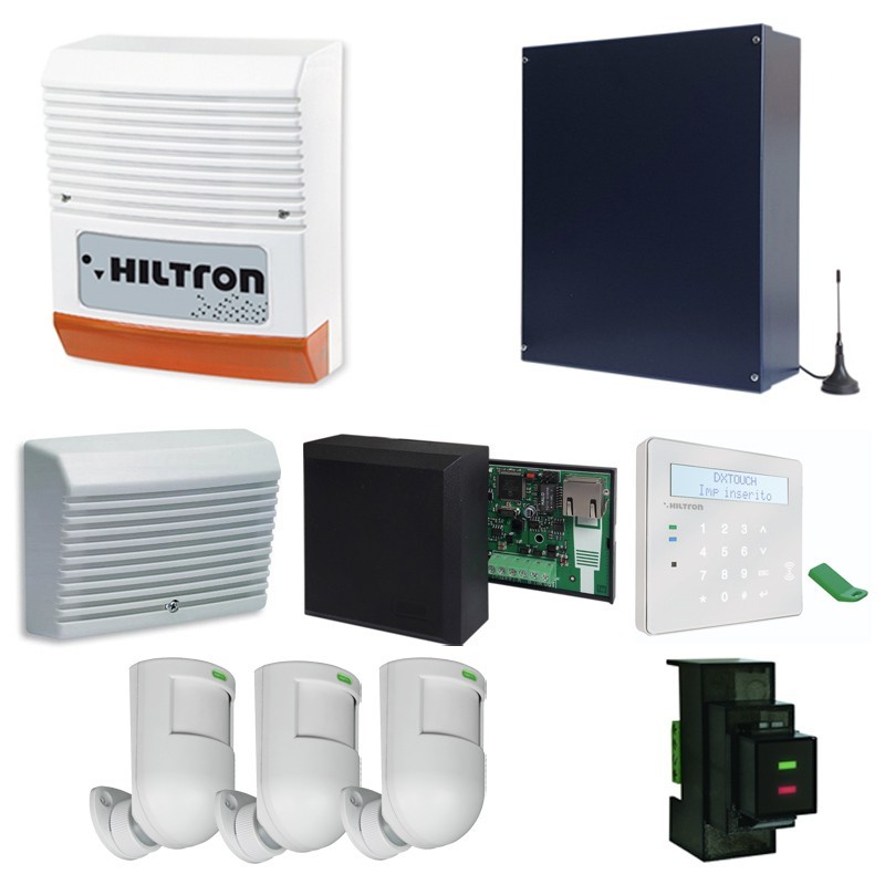 Hiltron Burglar Alarm KIT with Central POWER8 KITPOWER