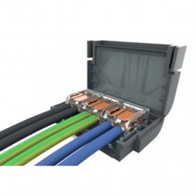 Etelec SHELL BOX FLAT 332 IPX8 gel d'isolation MJBF332 Connexion des câbles électriques