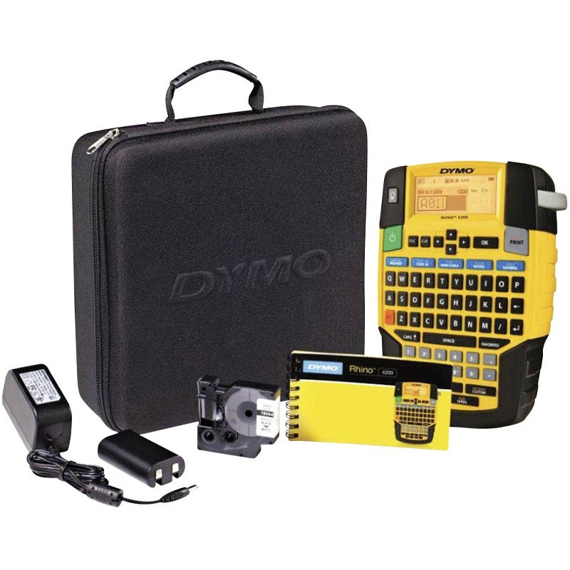 Máquina etiquetadora Dymo RHINO 4200KIT de transferencia térmica 4197102