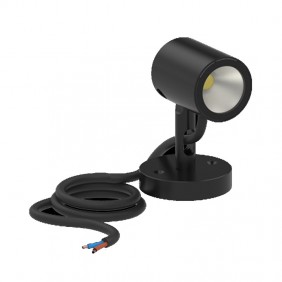 Lombardo AGO WALL outdoor LED spotlight 6W 3000K Black LL126005D3