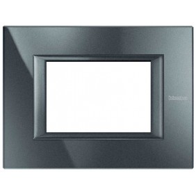Bticino Axolute Plate 3 Modules Anthracite...