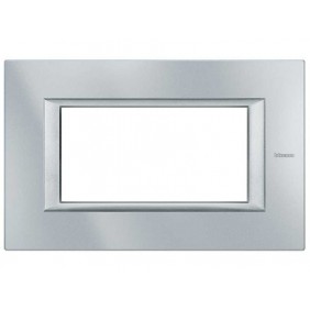 Bticino Axolute Platte 4 Module Tech Monochrom...