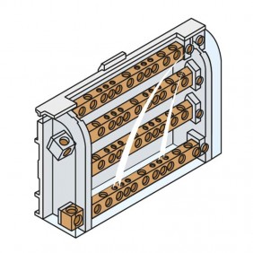 Conector del bloque de terminales modular ABB 160A 4 polos AD1027