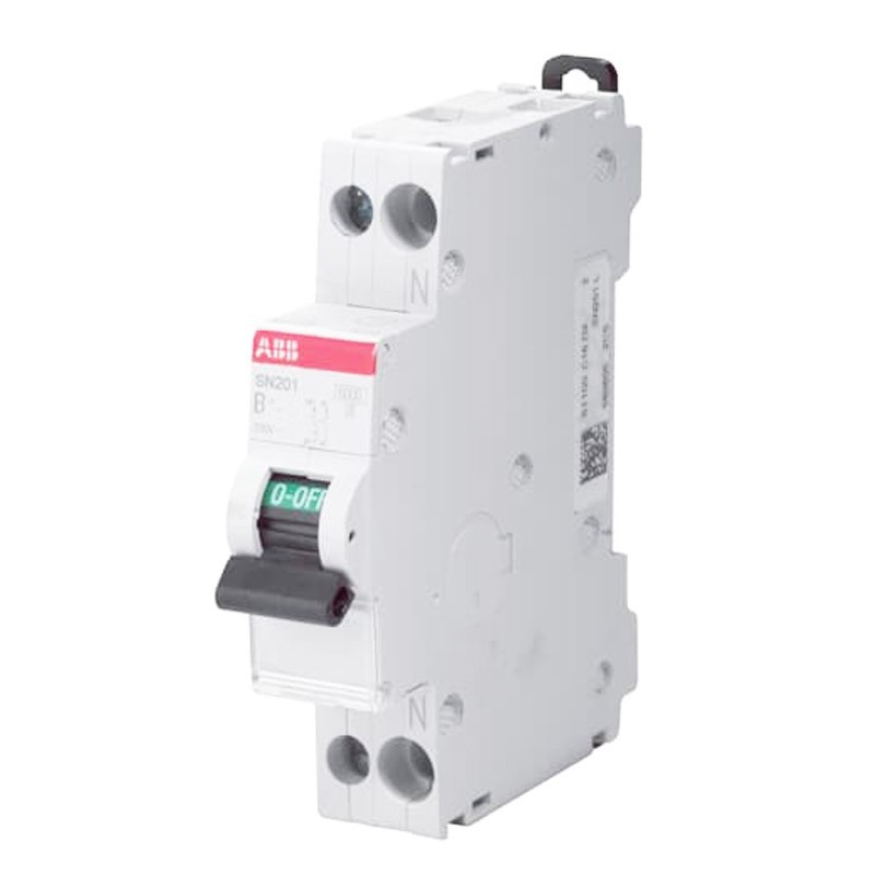 ABB thermomagnetic circuit breaker SN201 20A 1P N 6KA C 1 Module SN201C20