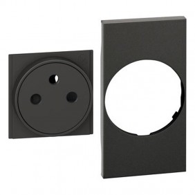 Cover top Bticino Living Now for standard French/Belgian FLAT KG55F socket-outlet