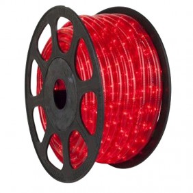 Wimex Christmas light tube 2 wires Red 45 meter coil 4502021