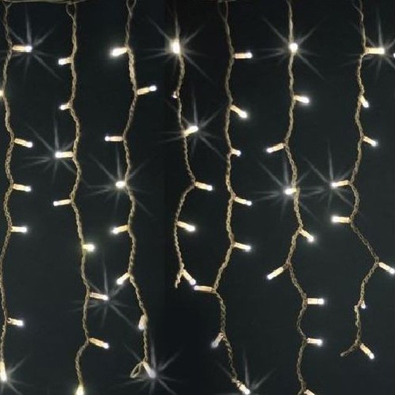 Wimex-Wasserfall 3 Meter 177 LED-Warmlicht mit 33 Blitzen 4501149