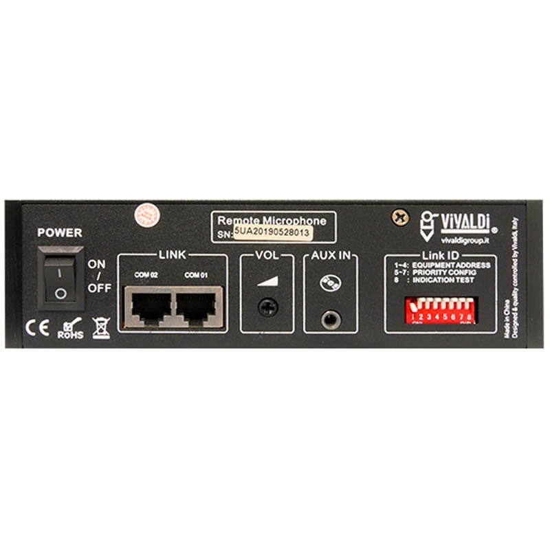 Base microfonica multizona Vivaldi ULISSE BM6