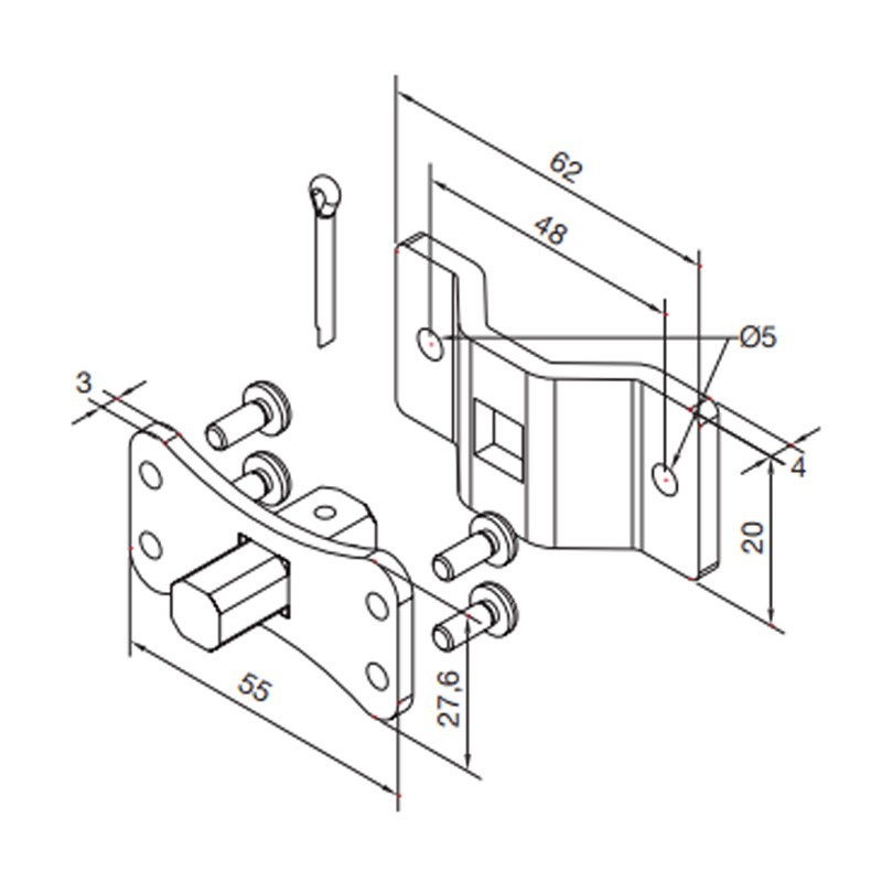 KIT Nizza-Konsole für Rollladenmotoren Serie TTGO 625.10012/AX