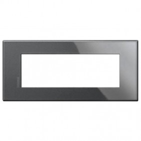 Plate Bticino Axolute Air 6 modules anthracite HW4806HS